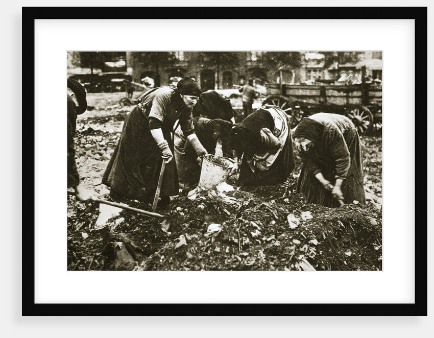 The poor of Berlin rummaging in refuse heaps by Anonymous
