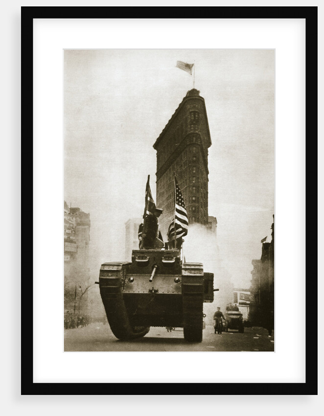 British tank 'Britannia' on Fifth Avenue by Anonymous