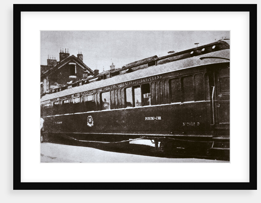 Railway carriage in which the Armistice ending World War I was signed by Anonymous