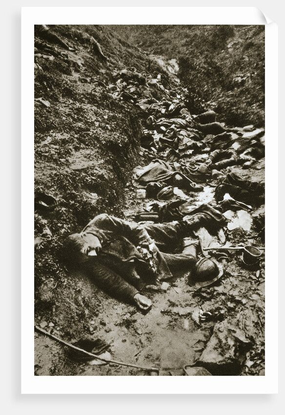 Italian dead at Cividale by Anonymous