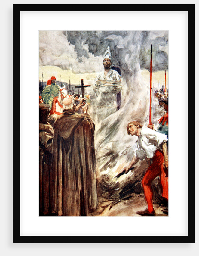 The burning of John Huss by Arthur C. Michael