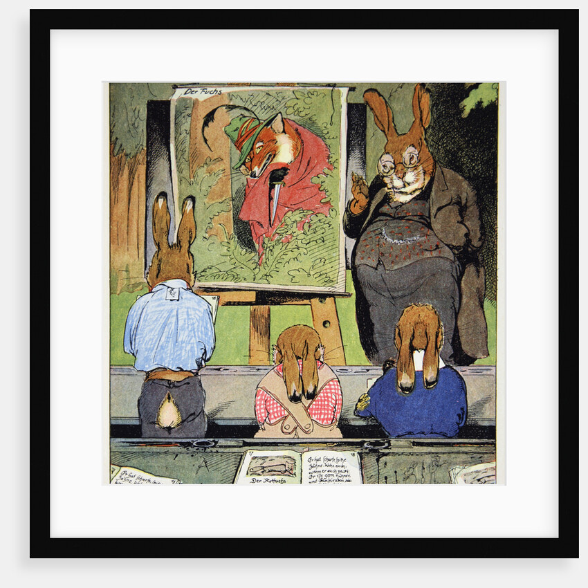 Learning about foxes by Fritz Kock-Gotha