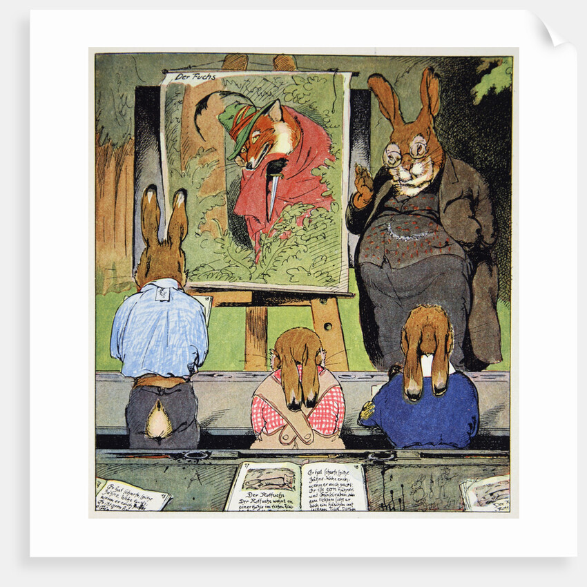 Learning about foxes by Fritz Kock-Gotha