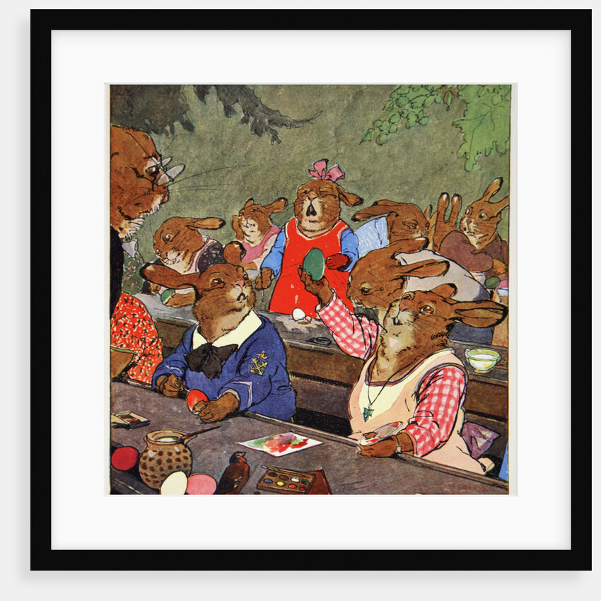 Painting eggs by Fritz Kock-Gotha