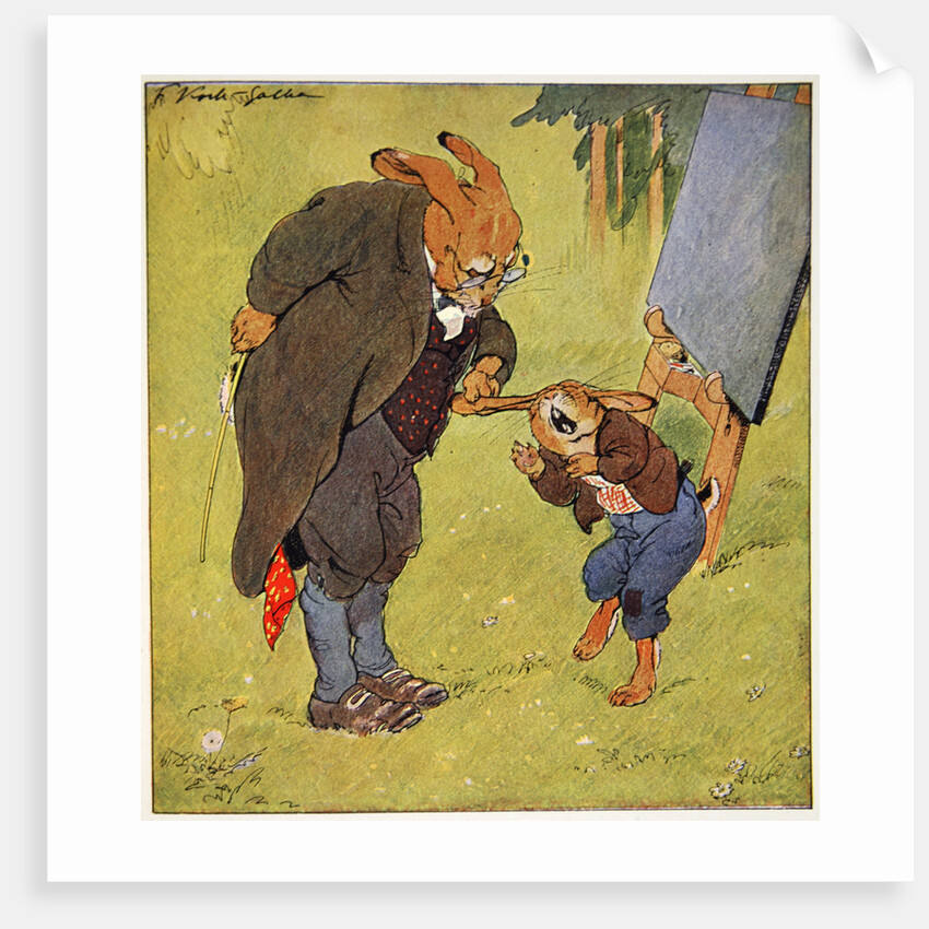 Naughty schoolboy by Fritz Kock-Gotha