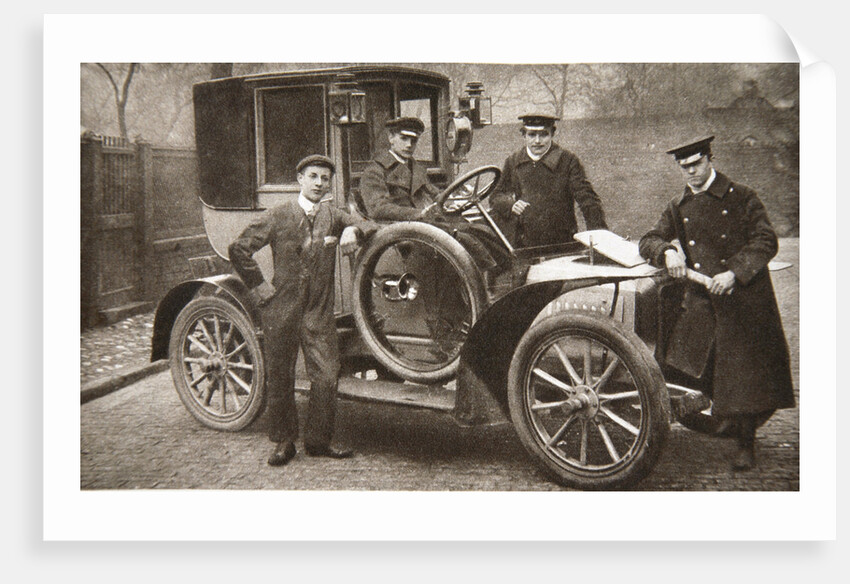 First taxi-cab in Liverpool by J.P. Wood