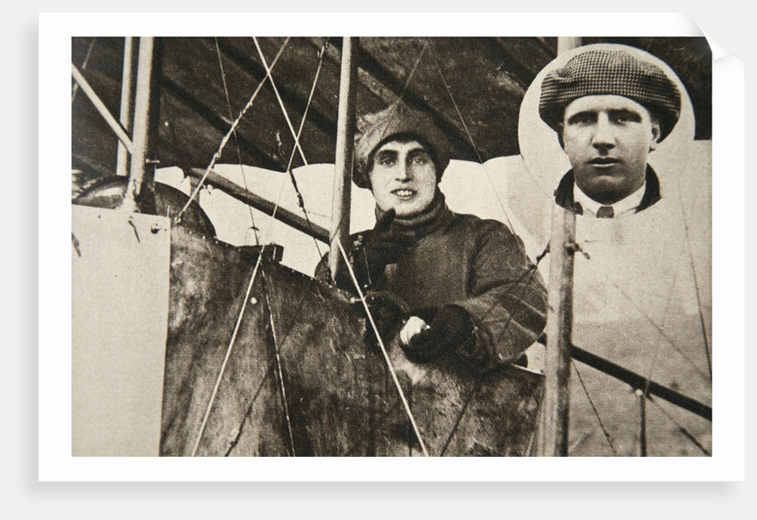 Mrs W Buller, first woman to fly professionally by S and G