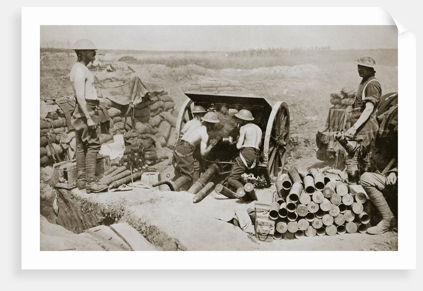 Hot work at the guns by Anonymous