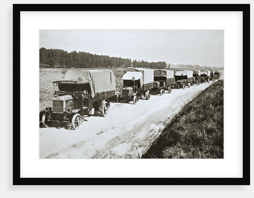 A long white line. A common sight in France by Anonymous