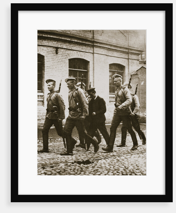 A patrol hunting down suspects following the revolt at Vyborg by Anonymous