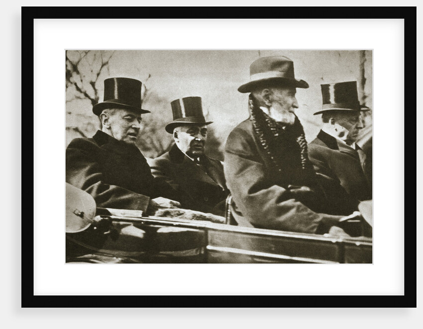 Presidents Wilson and Harding travelling to the Capitol by Anonymous