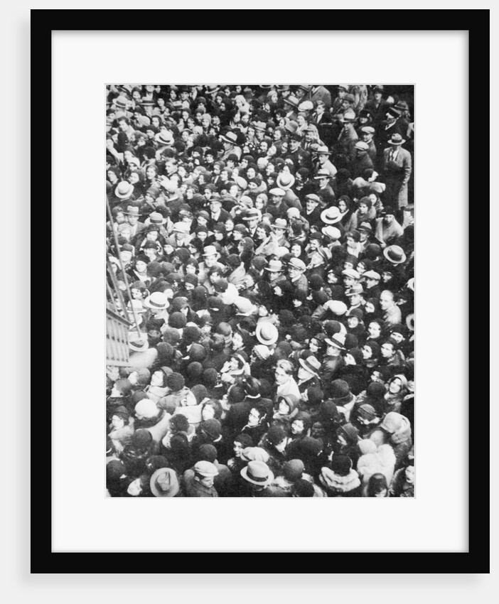 Unemployed workers desperate for work during the Great Depression by Anonymous