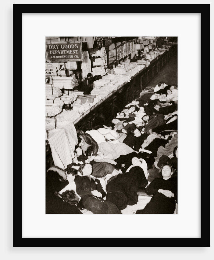 Girl employees of Woolworth's five and dime store by Anonymous