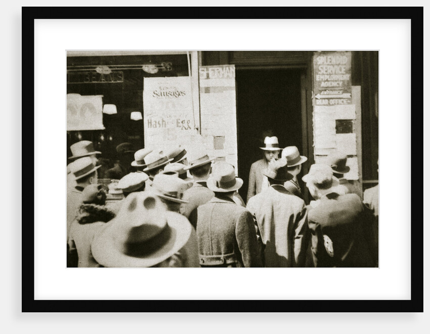 Employment office, on Sixth Avenue near Forty-third Street, New York by Anonymous