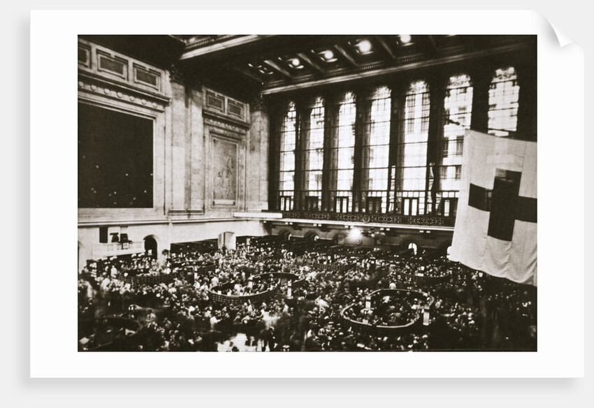 Trading floor of the New York Stock Exchange by Anonymous