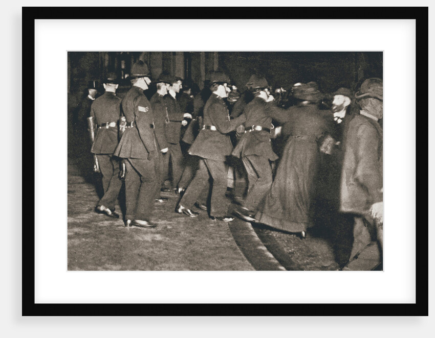 The Women's Freedom League attempting to enter the House of Commons by Anonymous