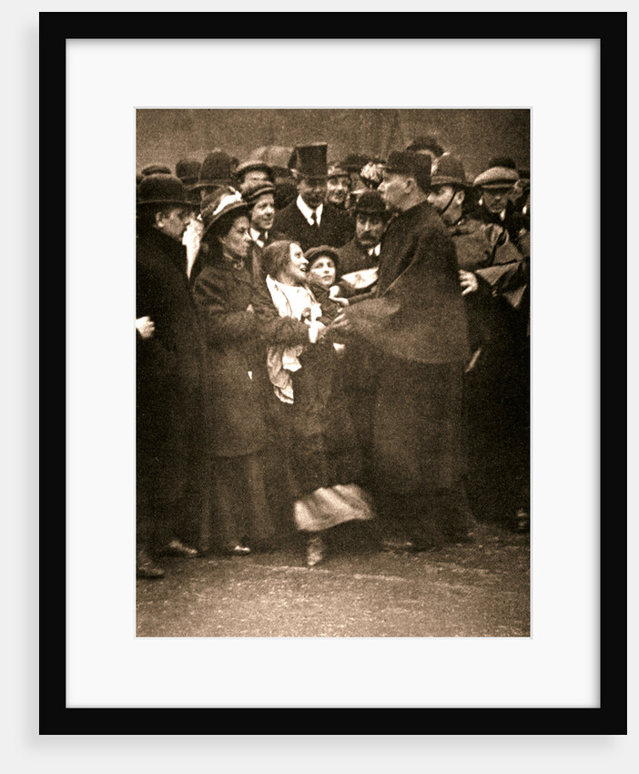 The arrest of suffragette Dora Marsden by Anonymous