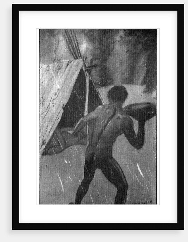 Mirram crept silently to the gunyah by Raymond Wenban