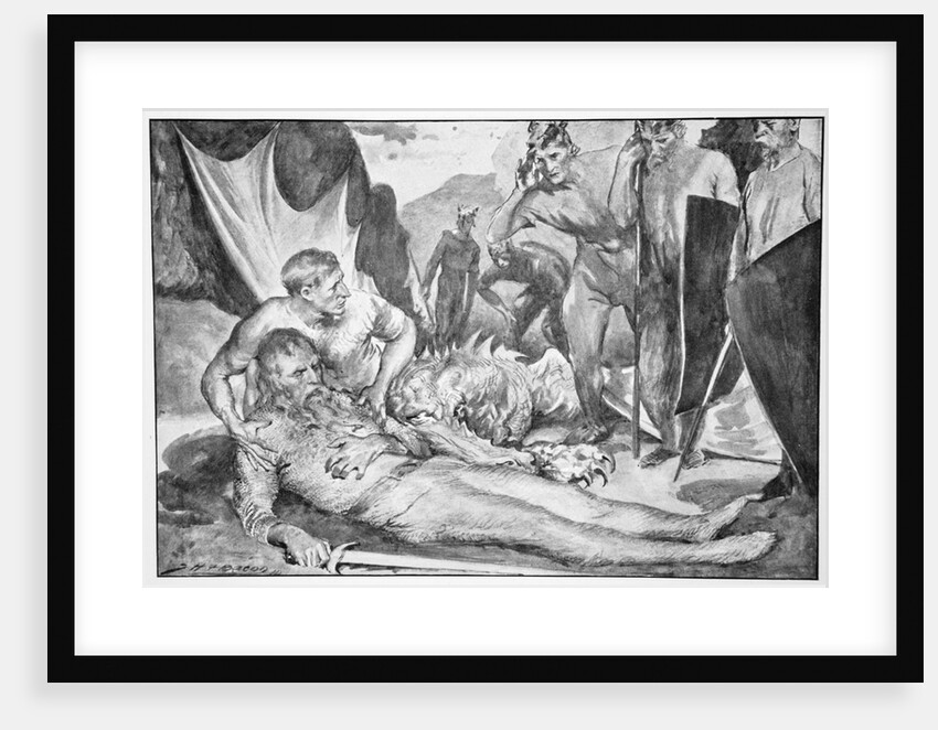 The Death of Beowulf by John Henry Frederick Bacon