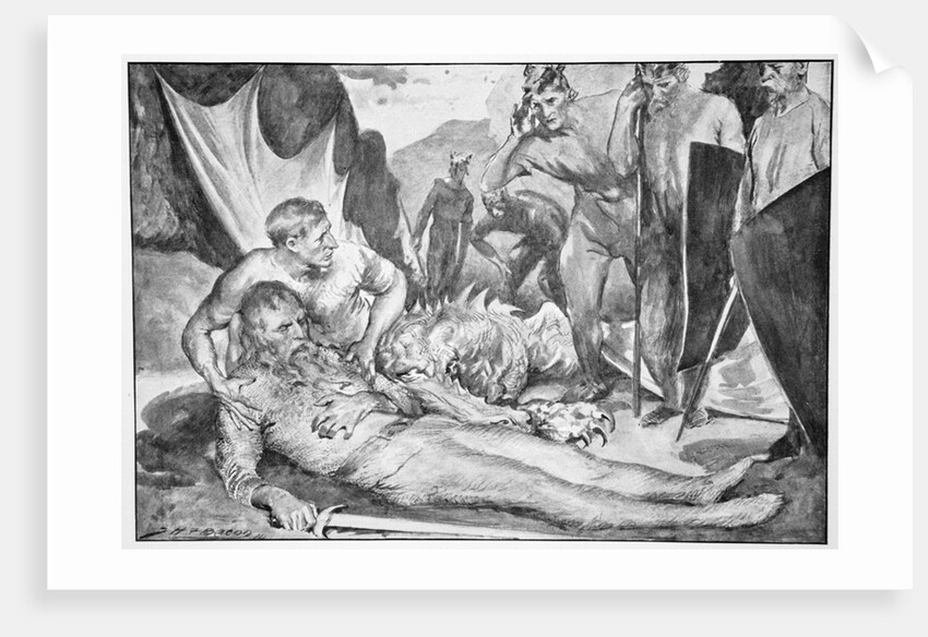 The Death of Beowulf by John Henry Frederick Bacon