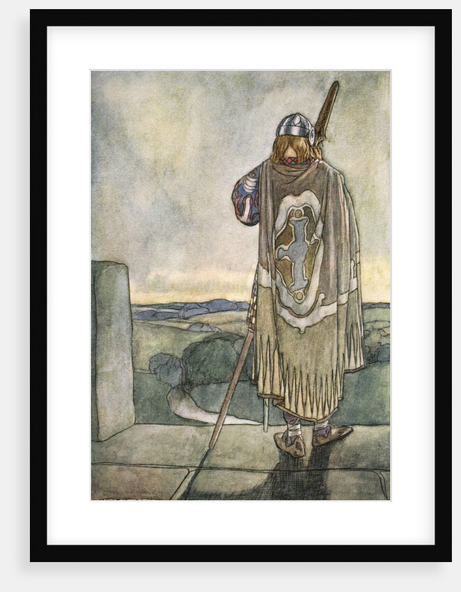 Finn heard far off the first notes of the fairy harp by Stephen Reid
