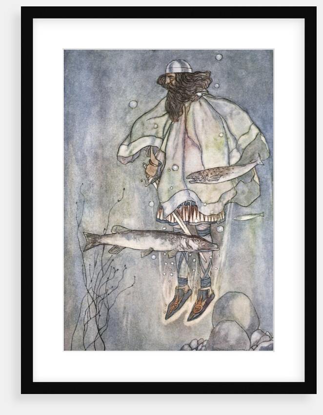 Fergus goes down into the lake by Stephen Reid