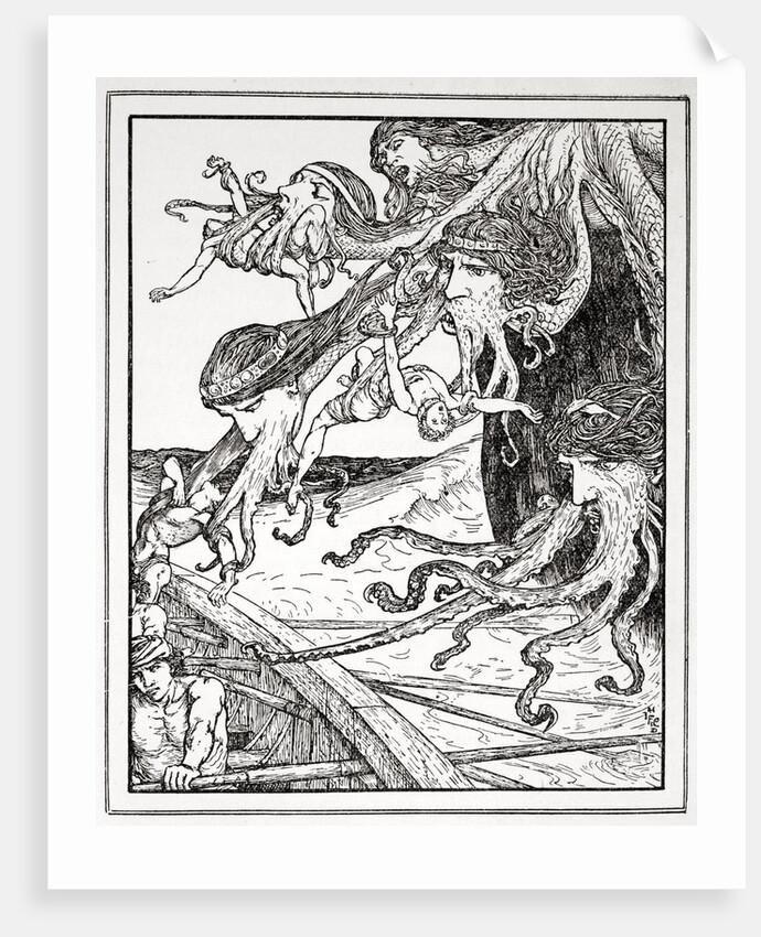 The Adventure with Scylla by Henry Justice Ford