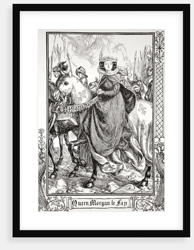 Queen Morgan le Fay by Dora Curtis