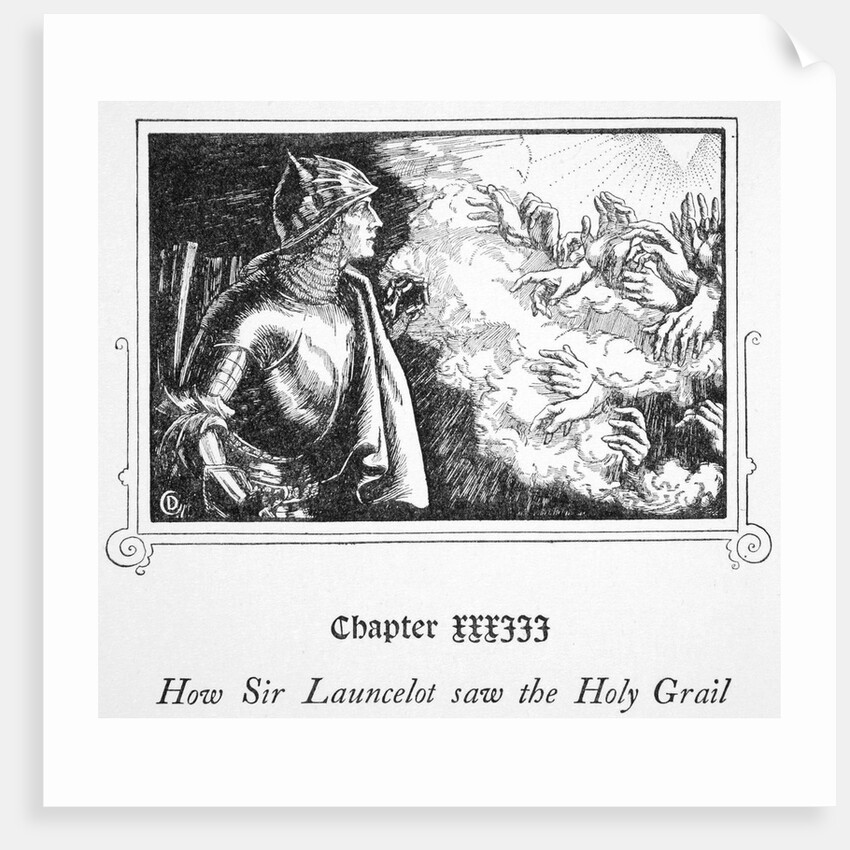 How Sir Launcelot saw the Holy Grail by Dora Curtis