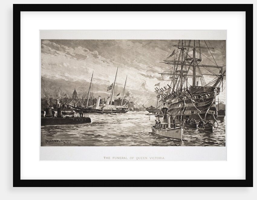 The Funeral of Queen Victoria by Charles John De Lacy