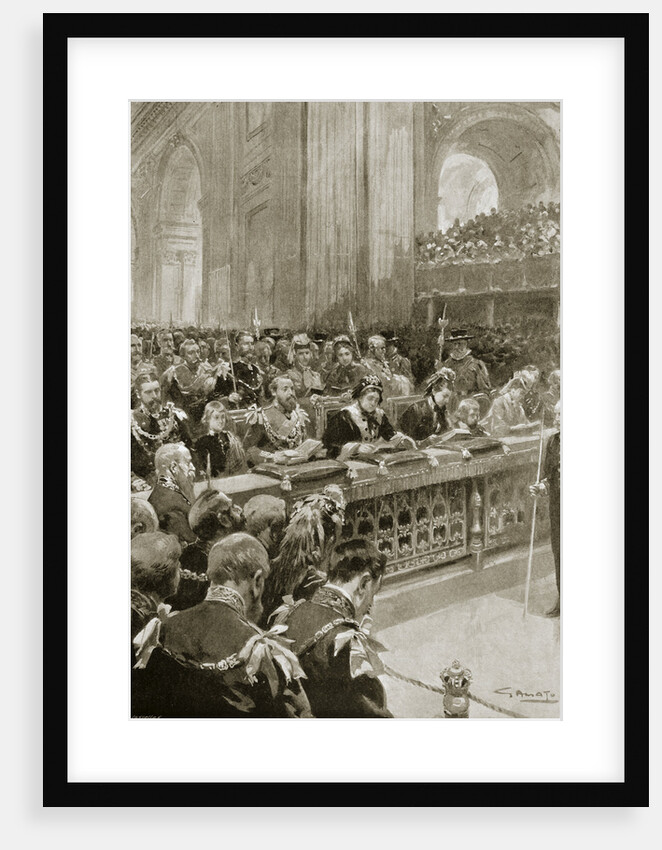 Thanksgiving service for the recovery of the Prince of Wales by G Amato
