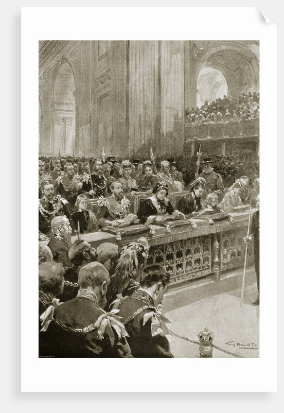 Thanksgiving service for the recovery of the Prince of Wales by G Amato