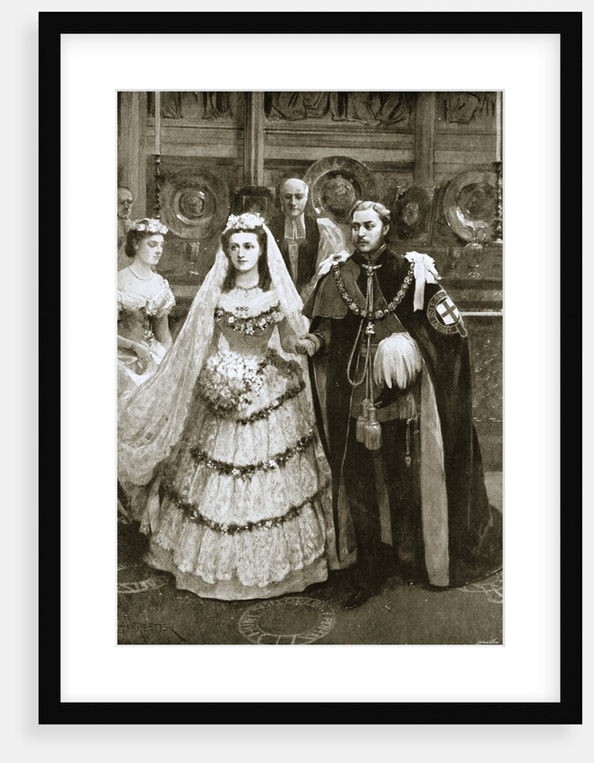 The marriage of the Prince of Wales and Princess Alexandra of Denmark by Anonymous