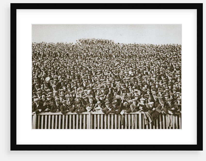 Saturday football crowd by Anonymous