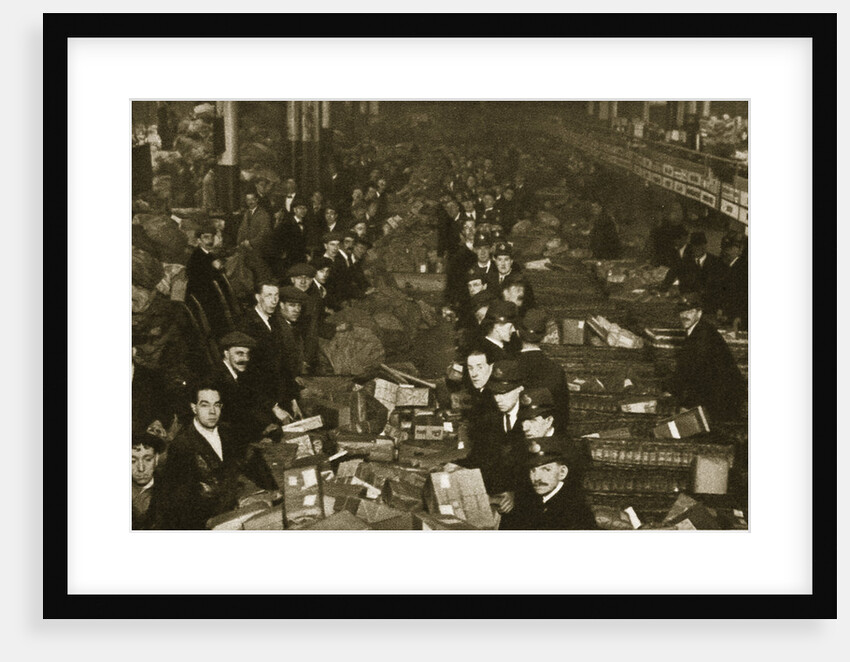 Sorting parcels at the Post Office by Anonymous