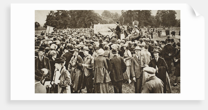 Anti-war meeting at Speakers' Corner by Anonymous