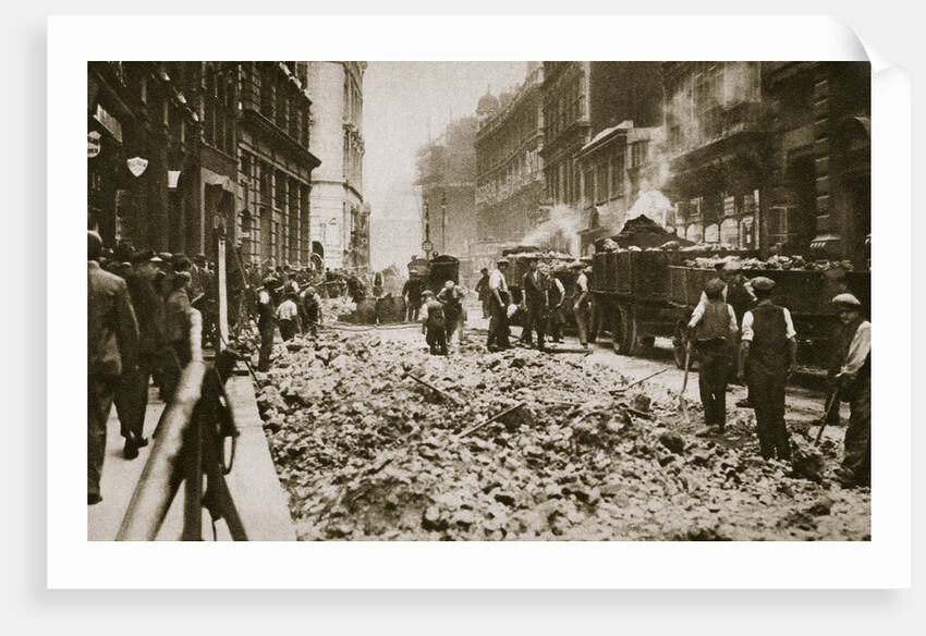 Rebuilding and modernising roads by Anonymous