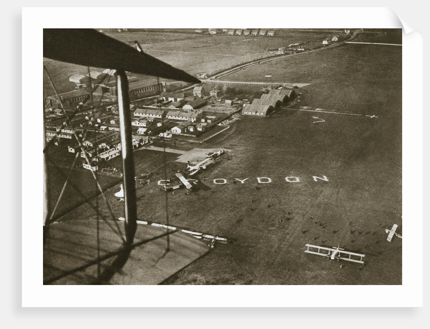Aerial view of London Airport by Anonymous