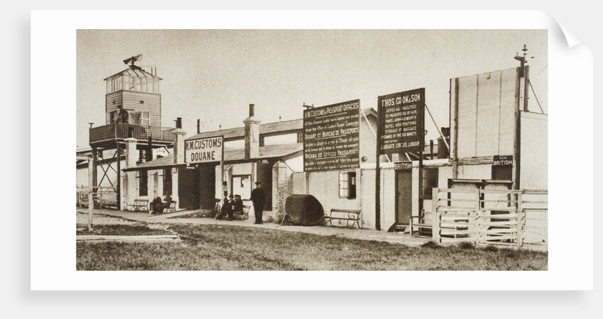 The Customs Office at London Airport by Anonymous