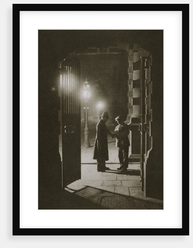 Scotland Yard in the early hours of the morning by Anonymous