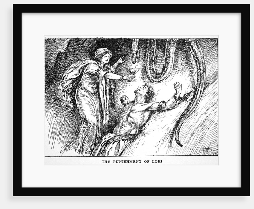 The Punishment of Loki by Anonymous