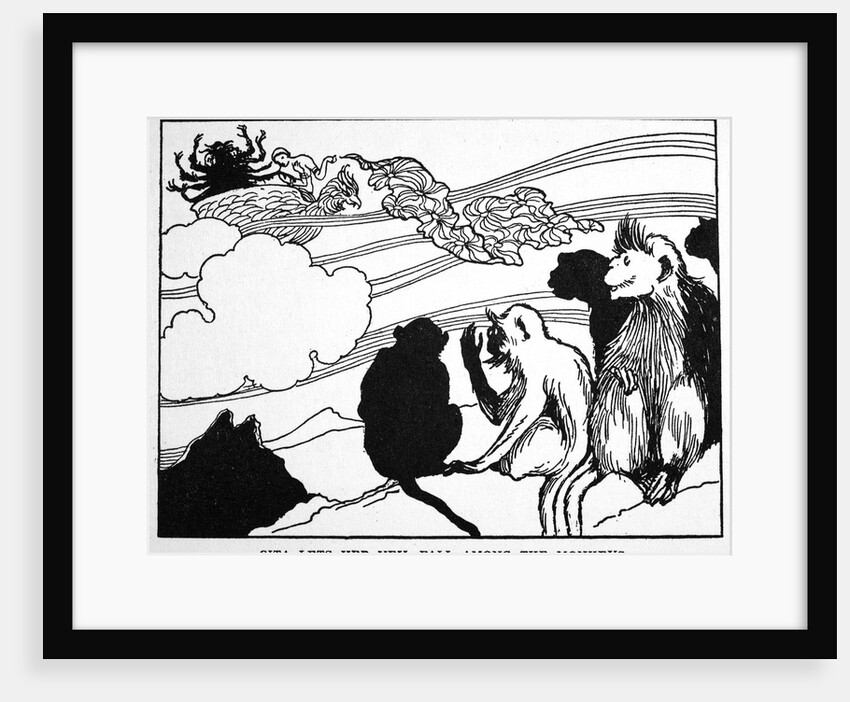 Sita Lets Her Veil Fall among the Monkeys by Anonymous