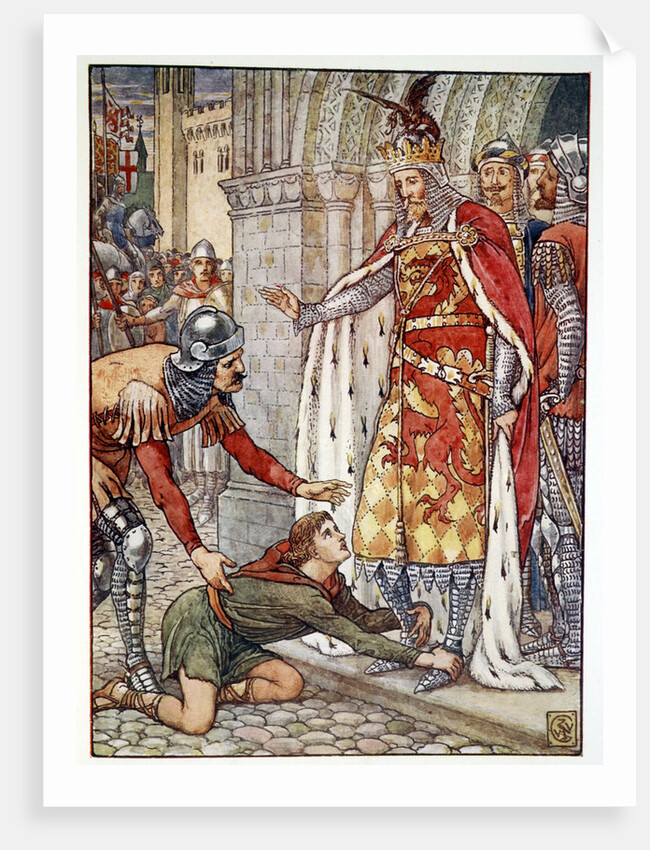 Young Owen Appeals to the King by Anonymous