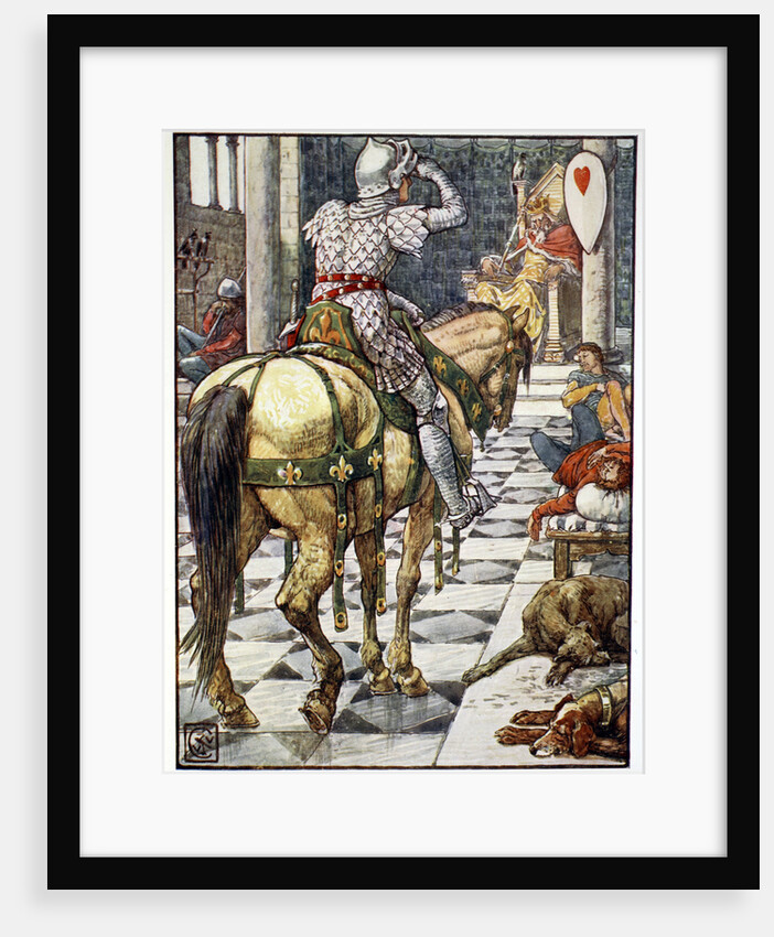 Percival Obtains the Shield of the Beating Heart by Anonymous