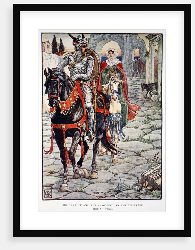Sir Geraint and the Lady Enid in the Deserted Roman Town by Anonymous