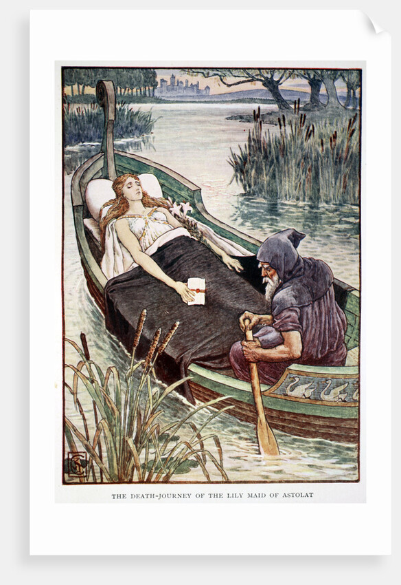 The Death Journey of the Lily Maid of Astolat by Anonymous