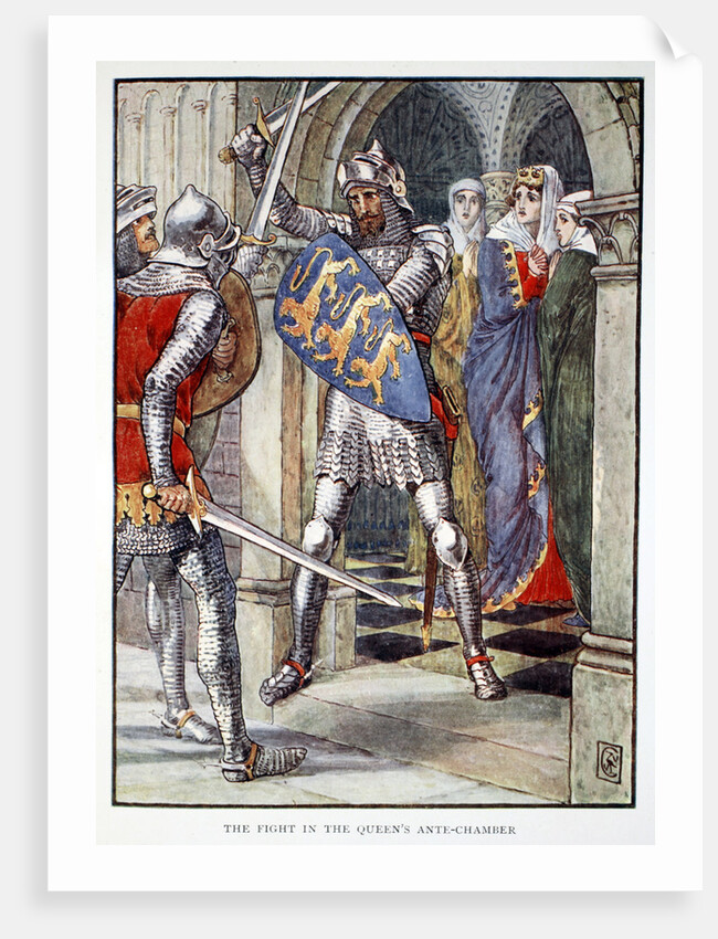 The Fight in the Queen's Ante-Chamber by Anonymous