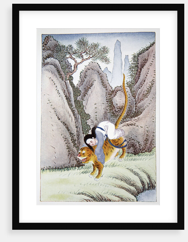 The Tiger Carries off Miao Shan by Anonymous