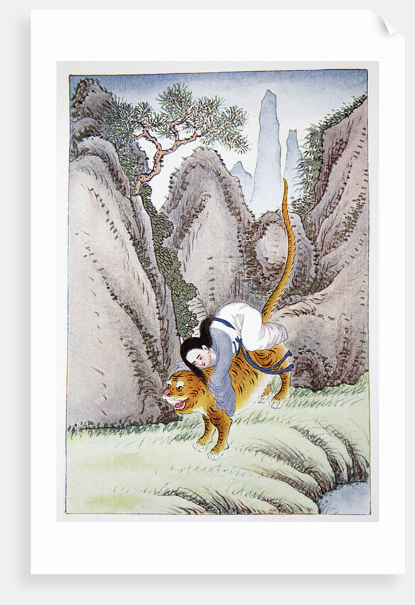 The Tiger Carries off Miao Shan by Anonymous