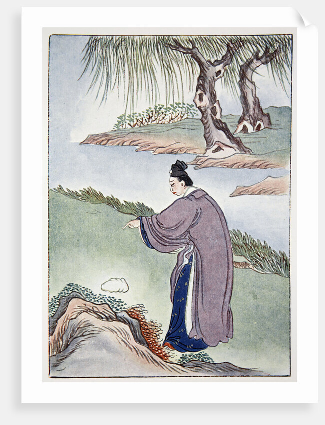 Chia Tzu-Lung finds the stone belonging to Mr Chen the alchemist by Anonymous